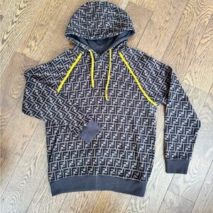 Fendi Men’s FF monogram hoodie size M